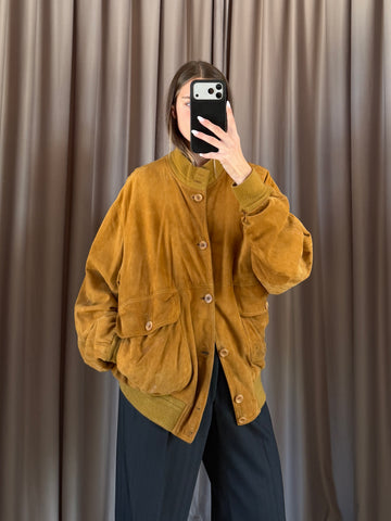 Bomber renna vintage whisky tg XL