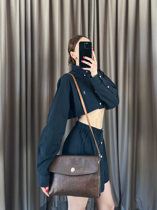 Borsa vintage Etro fantasia in pelle