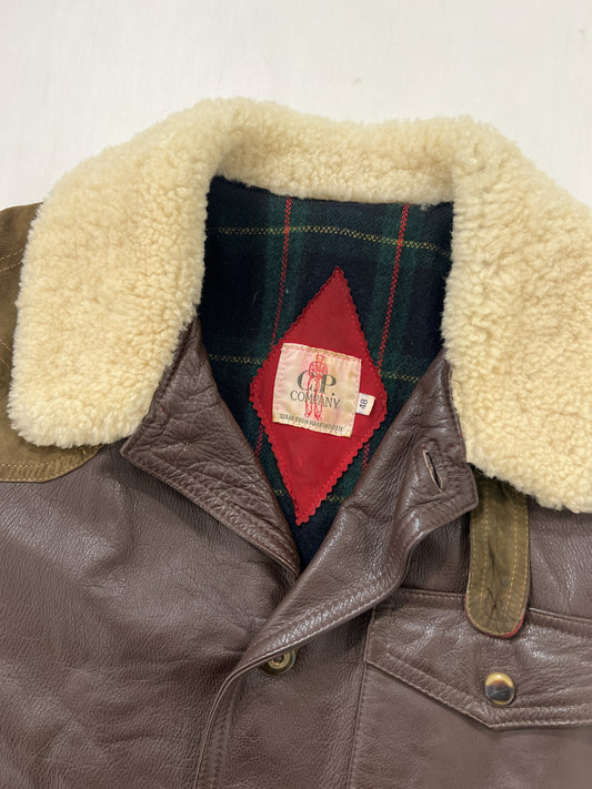 Giubbotto vintage CP Company in pelle tg 48