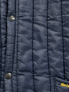 Giacca vintage Barbour in trapunta blu tg XL