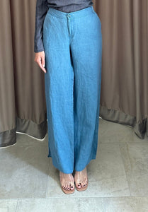 Pantalone vintage Marella in lino tg 50