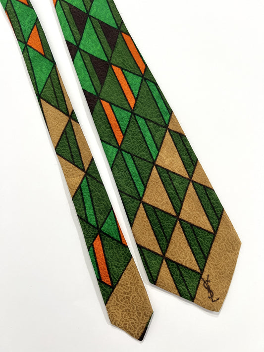 Cravatta vintage Yves Saint Laurent seta