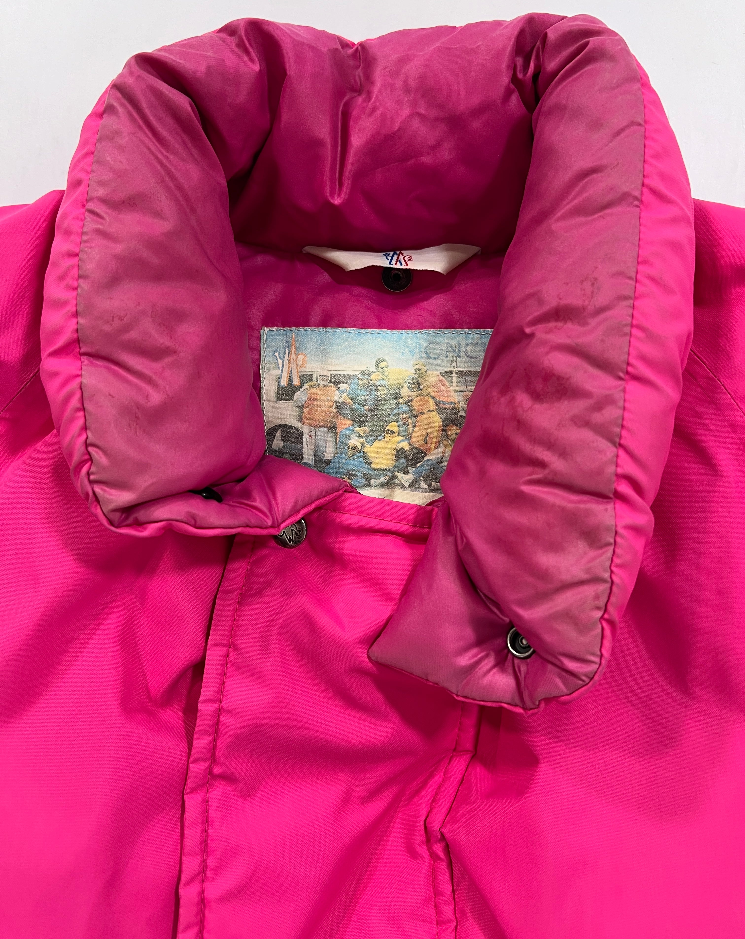 Giacca vintage Moncler rosa tg M