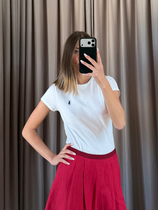 T-shirt vintage Ralph Lauren bianco tg S
