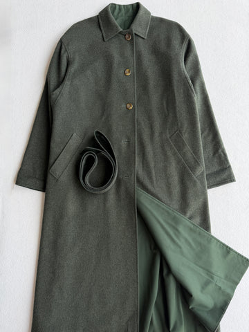 Cappotto vintage Aquascutum loden reversibile tg M