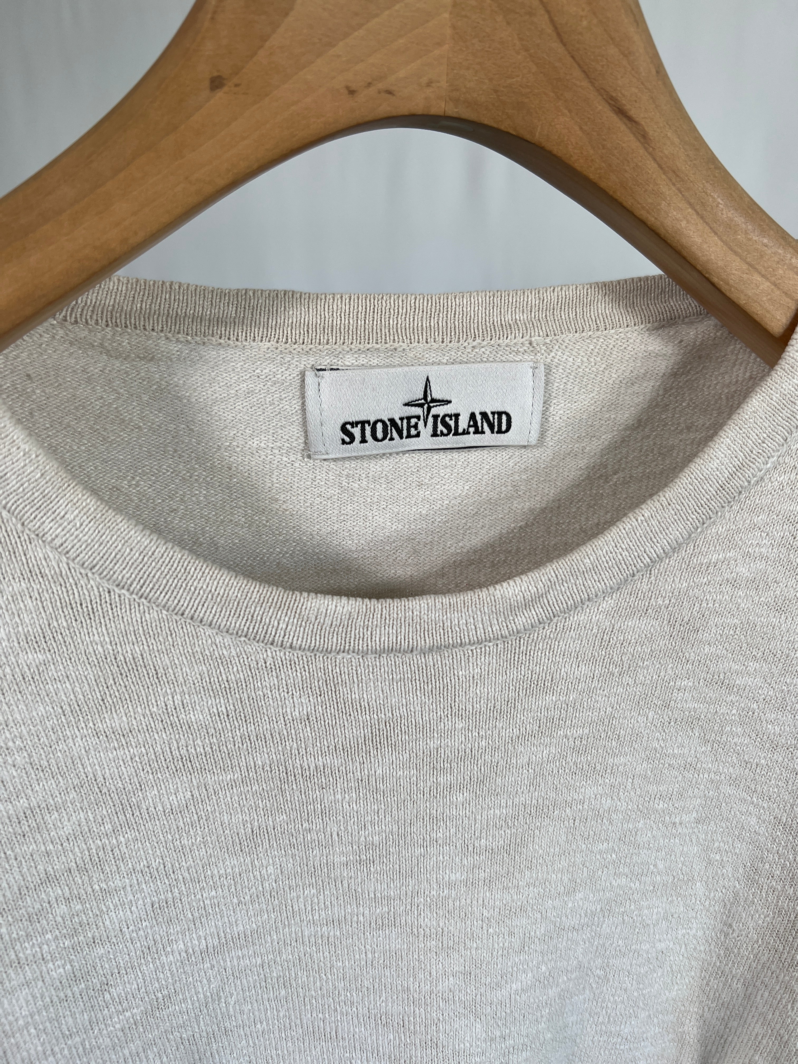 Maglia vintage Stone Island bianco tg M/L