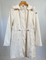 Carica l&#39;immagine nel visualizzatore di Gallery, Giacca lunga vintage Moncler bianco tg M
