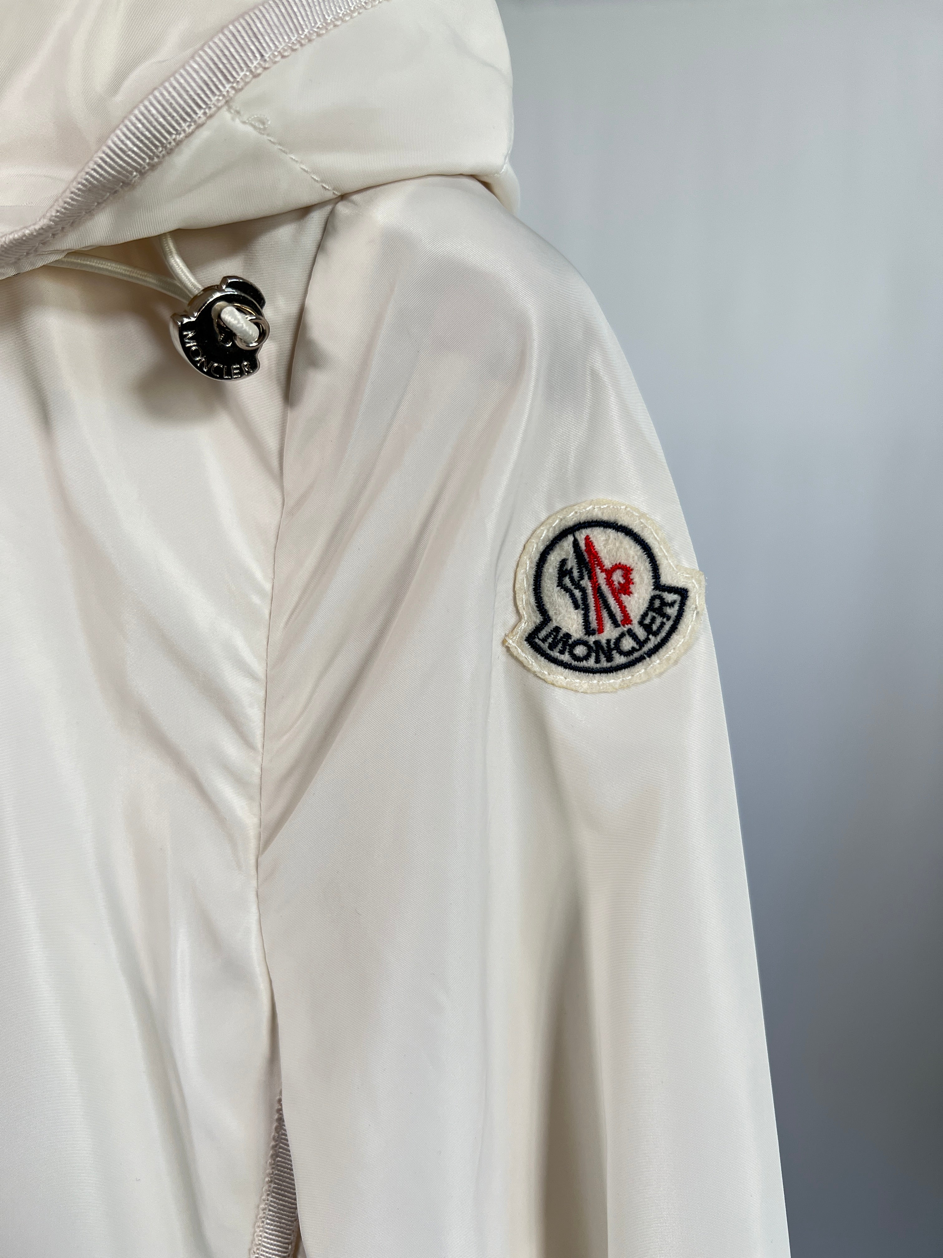 Giacca lunga vintage Moncler bianco tg M