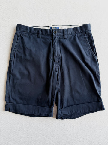 Bermuda vintage Ralph Lauren cotone blu tg 30