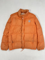 Carica l&#39;immagine nel visualizzatore di Gallery, Giacca vintage Moncler Grenoble arancio tg L
