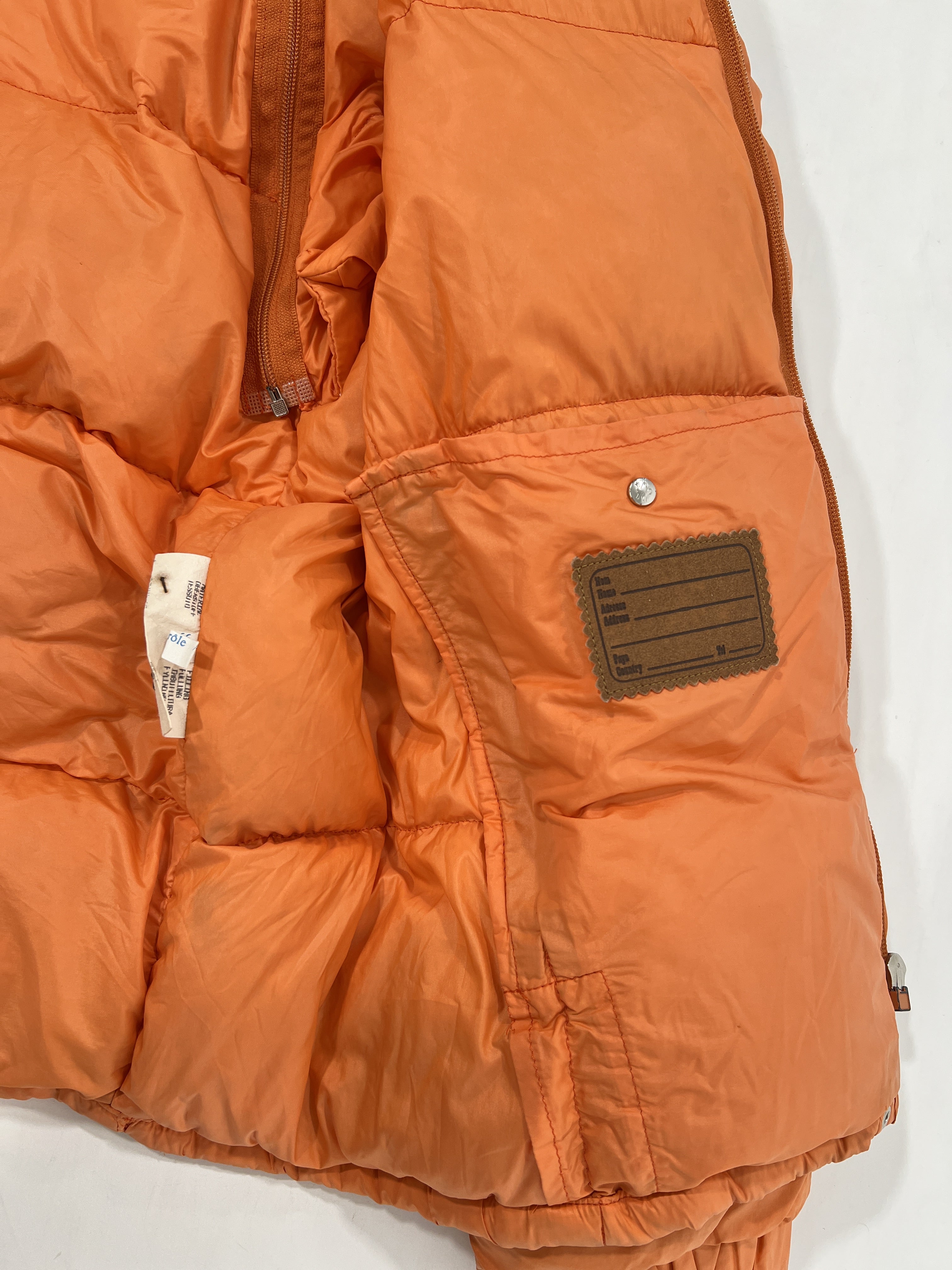 Giacca vintage Moncler Grenoble arancio tg L