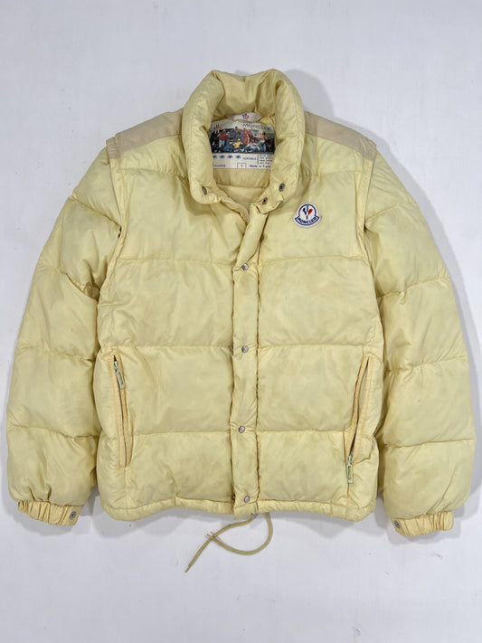 Giacca vintage Moncler Grenoble giallo tg S