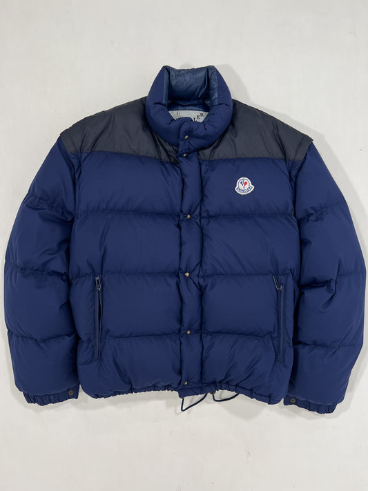 Giacca vintage Moncler Grenoble blu tg XXL