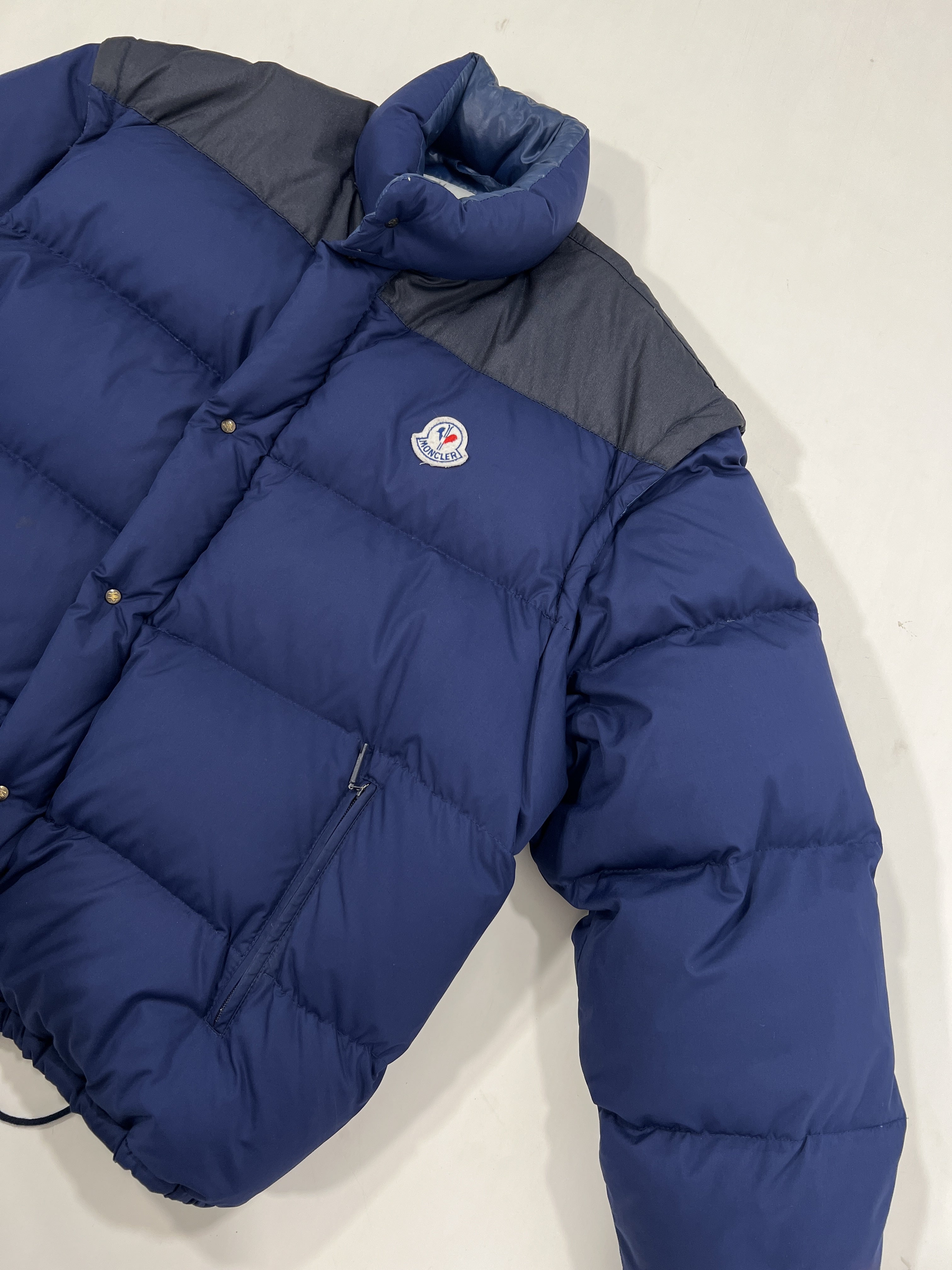 Giacca vintage Moncler Grenoble blu tg XXL