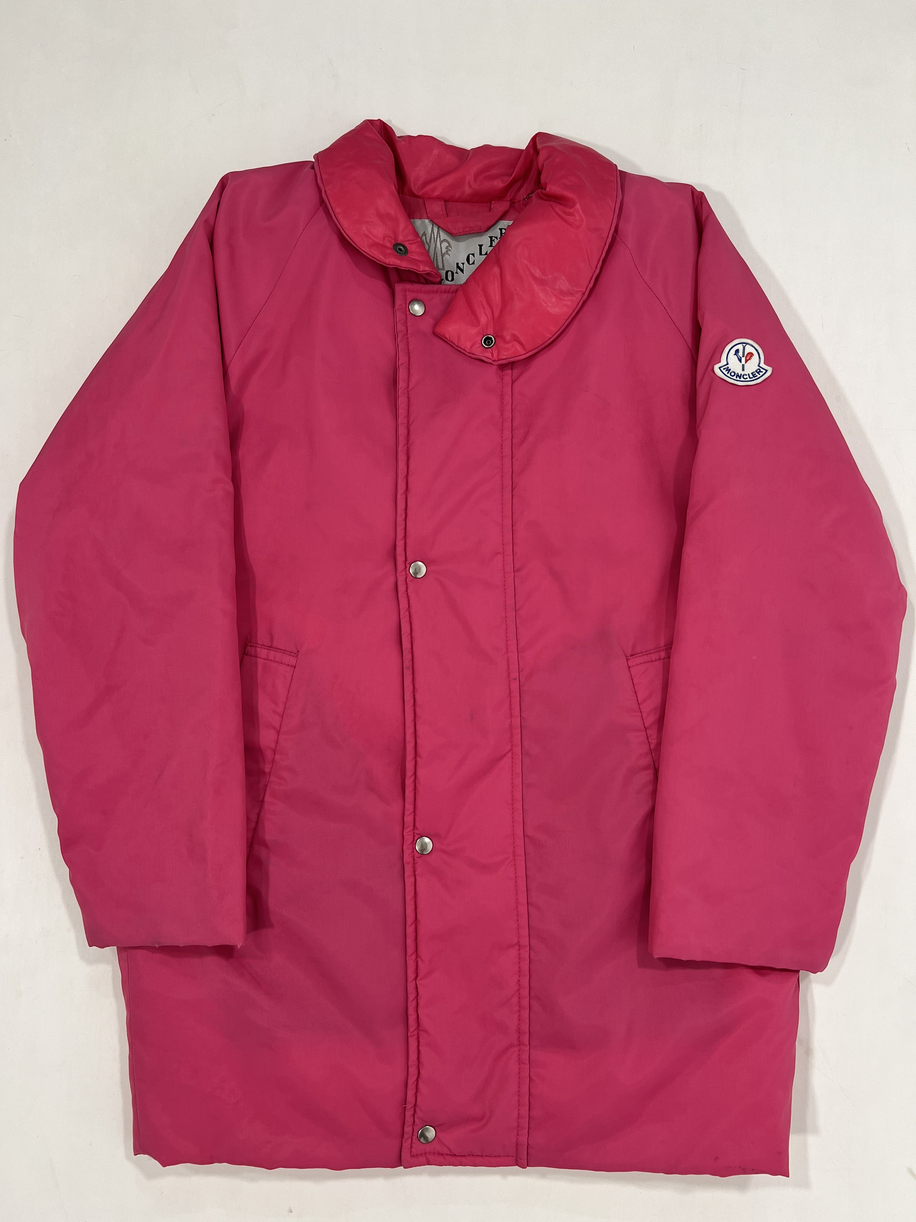 Giacca vintage Moncler Grenoble rosa tg S