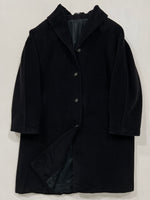 Carica l&#39;immagine nel visualizzatore di Gallery, Cappotto vintage Max Mara Cashmere/mohair nero tg 44
