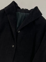 Carica l&#39;immagine nel visualizzatore di Gallery, Cappotto vintage Max Mara Cashmere/mohair nero tg 44
