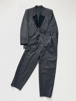 Abito vintage Versace grigio lana tg M