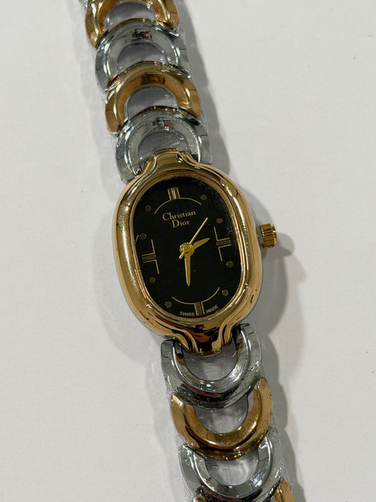 Orologio vintage Christian Dior nero
