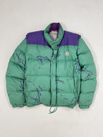 Carica l&#39;immagine nel visualizzatore di Gallery, Giacca vintage Moncler Grenoble verde tg M/L
