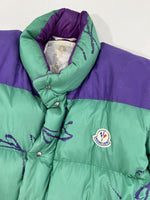 Carica l&#39;immagine nel visualizzatore di Gallery, Giacca vintage Moncler Grenoble verde tg M/L
