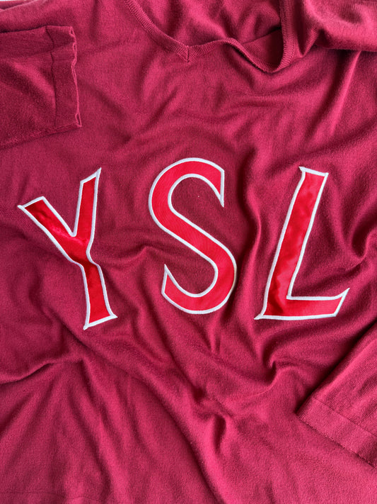Maglia vintage Yves Saint Laurent logo tg M/L