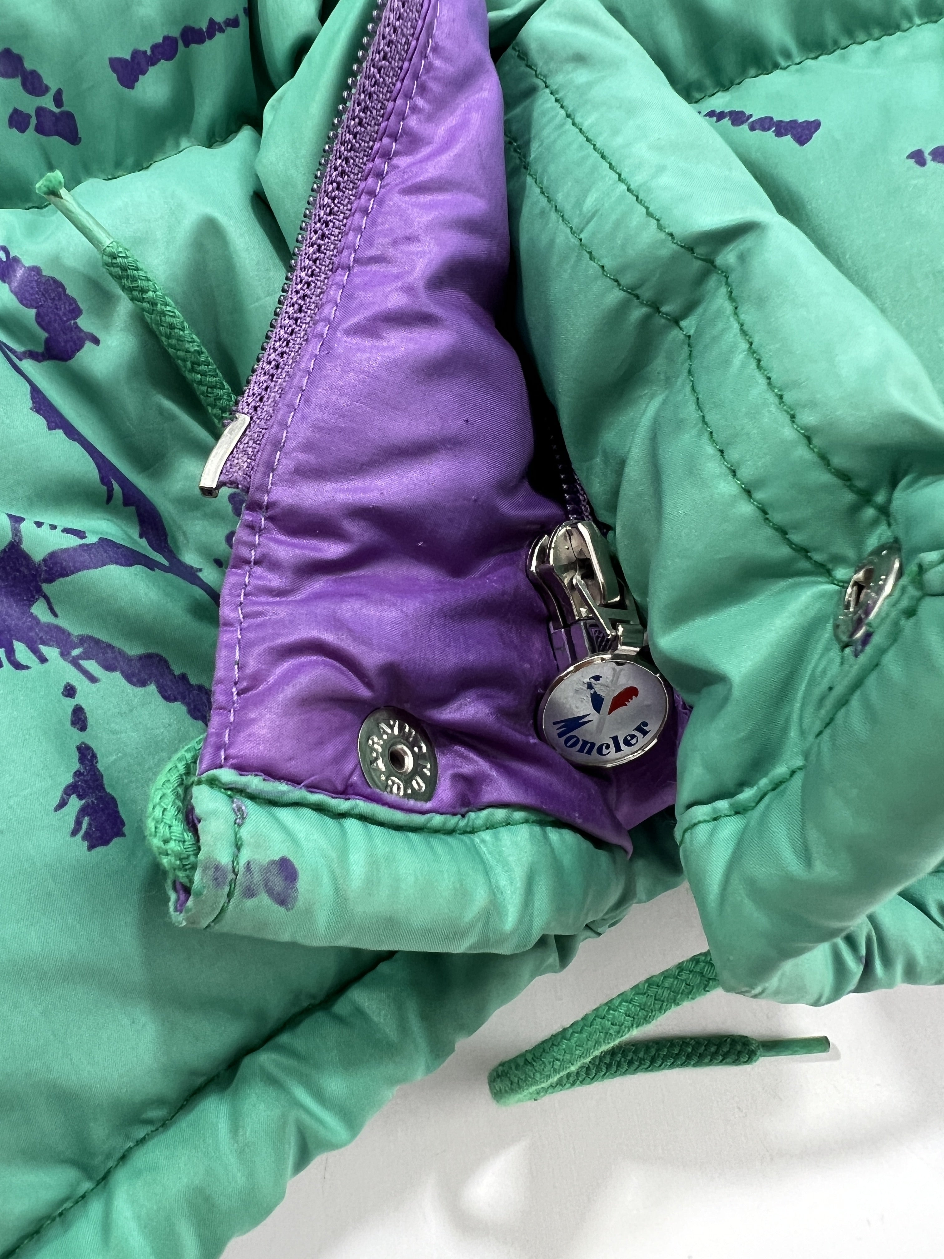 Giacca vintage Moncler Grenoble verde tg M/L