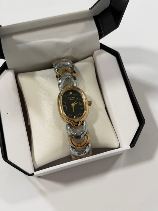 Orologio vintage Christian Dior nero
