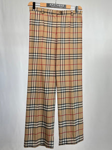 Pantaloni vintage Burberry tartan tg S/M