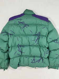 Giacca vintage Moncler Grenoble verde tg M/L