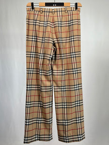 Pantaloni vintage Burberry tartan tg S/M