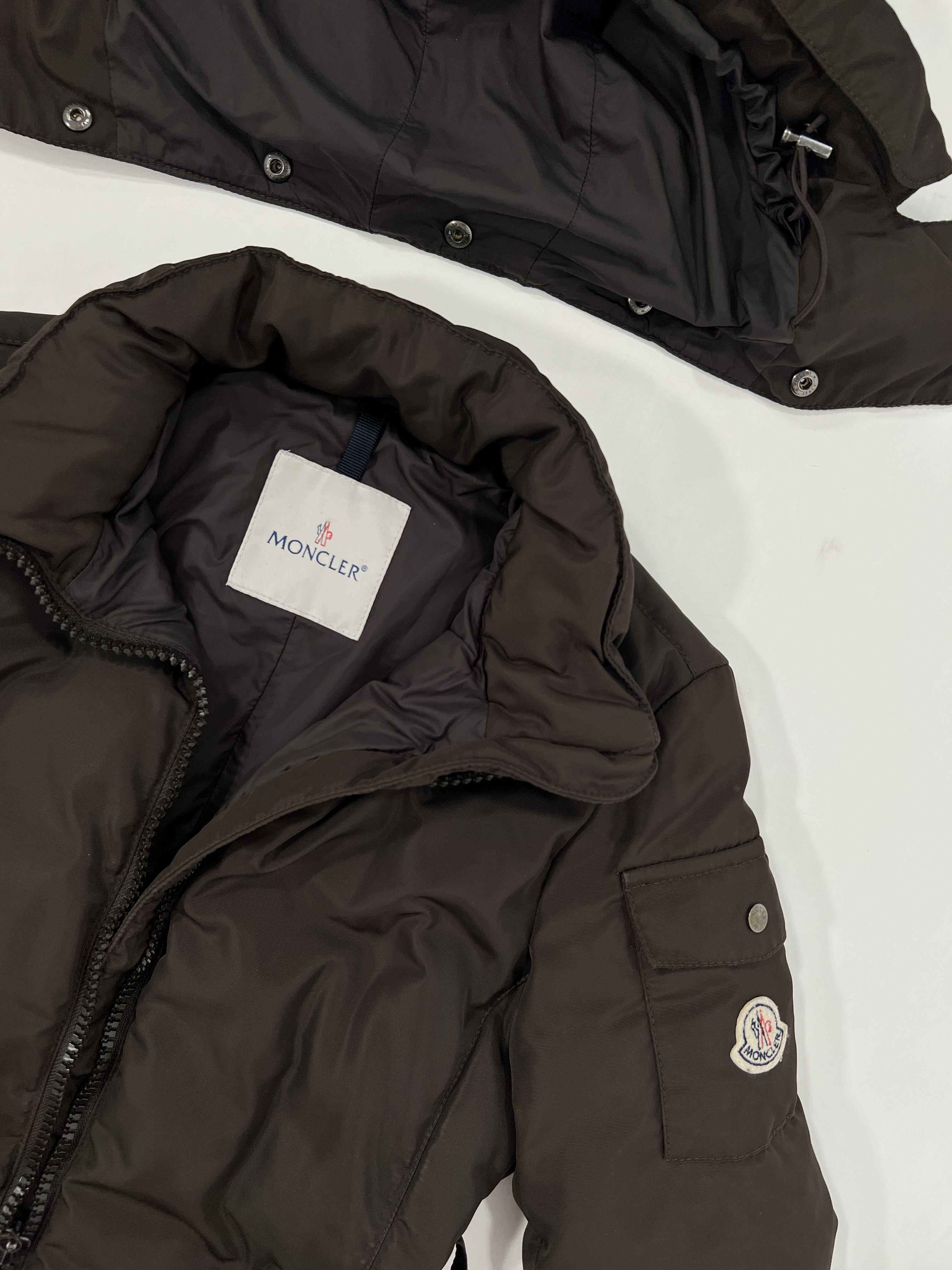 Giacca vintage Moncler marrone tg S