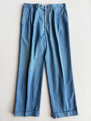 Pantaloni vintage Burberry cotone tg L