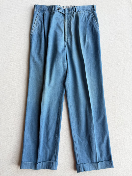 Pantaloni vintage Burberry cotone tg L
