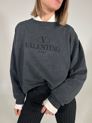 Felpa vintage Valentino logo tg L
