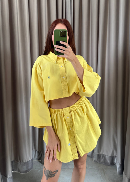 Coordinato vintage Ralph Lauren giallo tg U