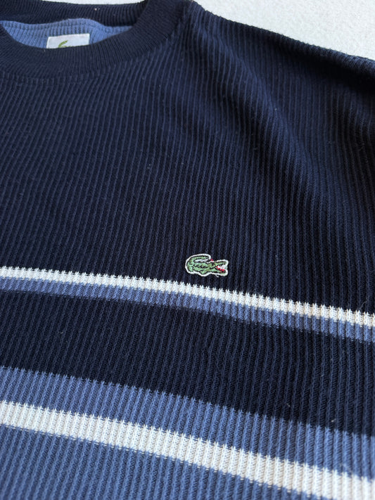 Maglia vintage Lacoste blu lana tg XXL