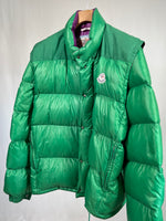 Carica l&#39;immagine nel visualizzatore di Gallery, Giacca vintage Moncler verde tg M/L
