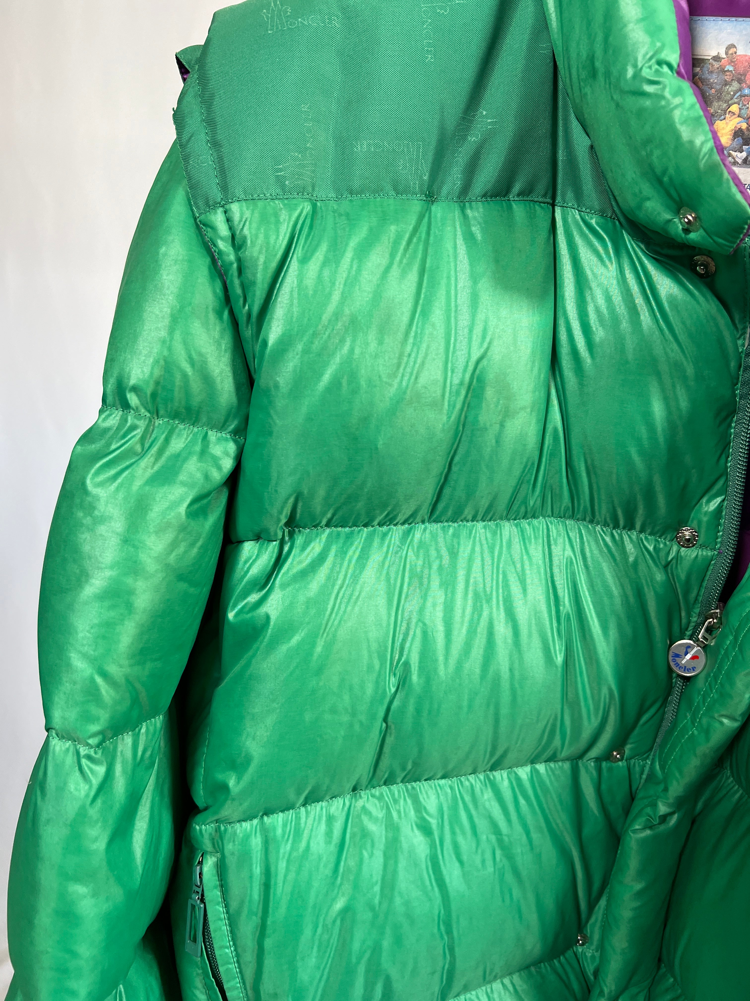 Giacca vintage Moncler verde tg M/L