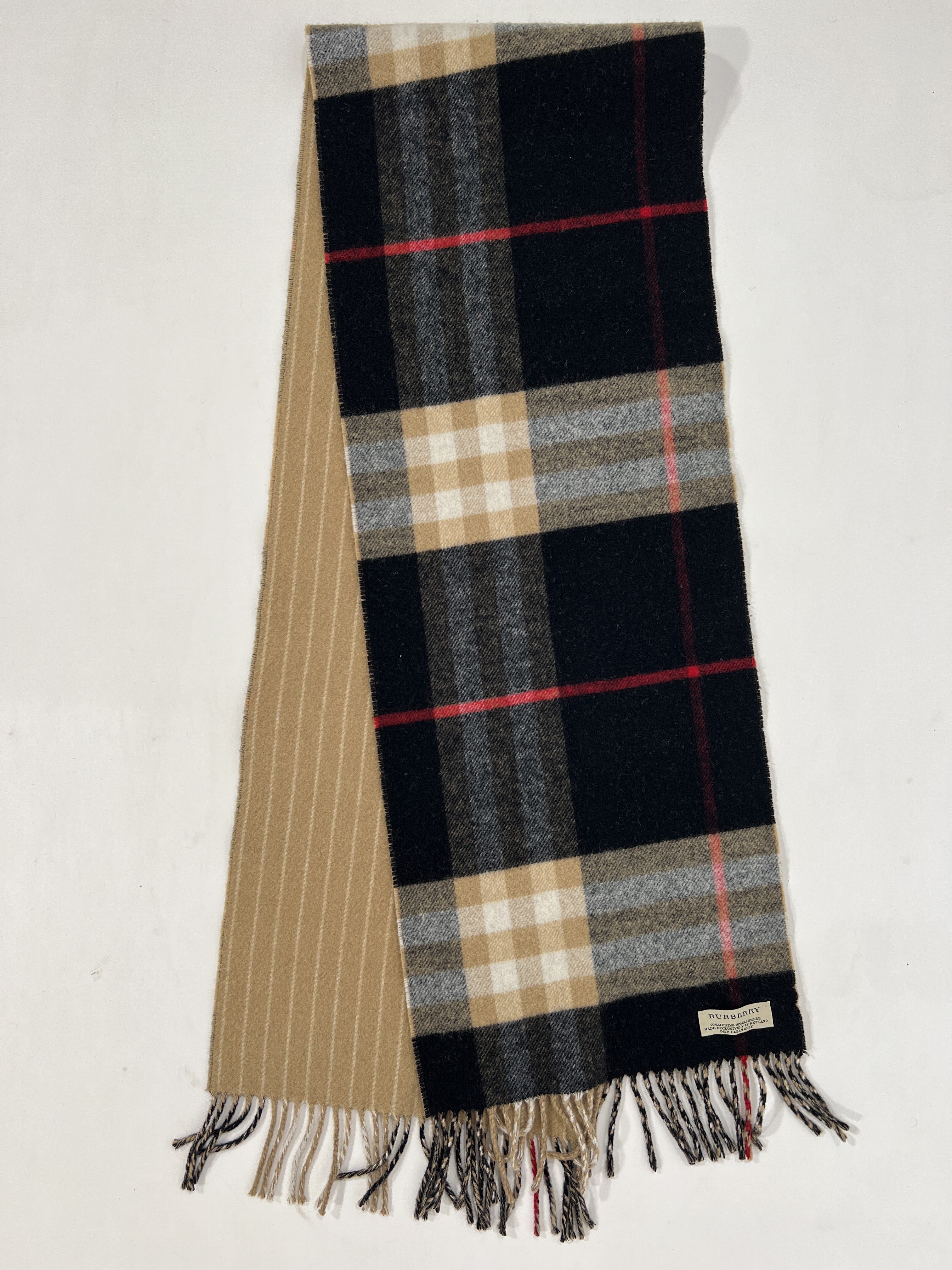 Sciarpa vintage Burberry cashmere/merino