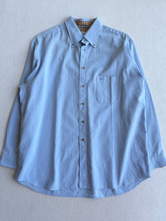 Camicia vintage Burberry celeste tg XL