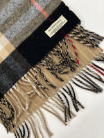 Carica l&#39;immagine nel visualizzatore di Gallery, Sciarpa vintage Burberry cashmere/merino
