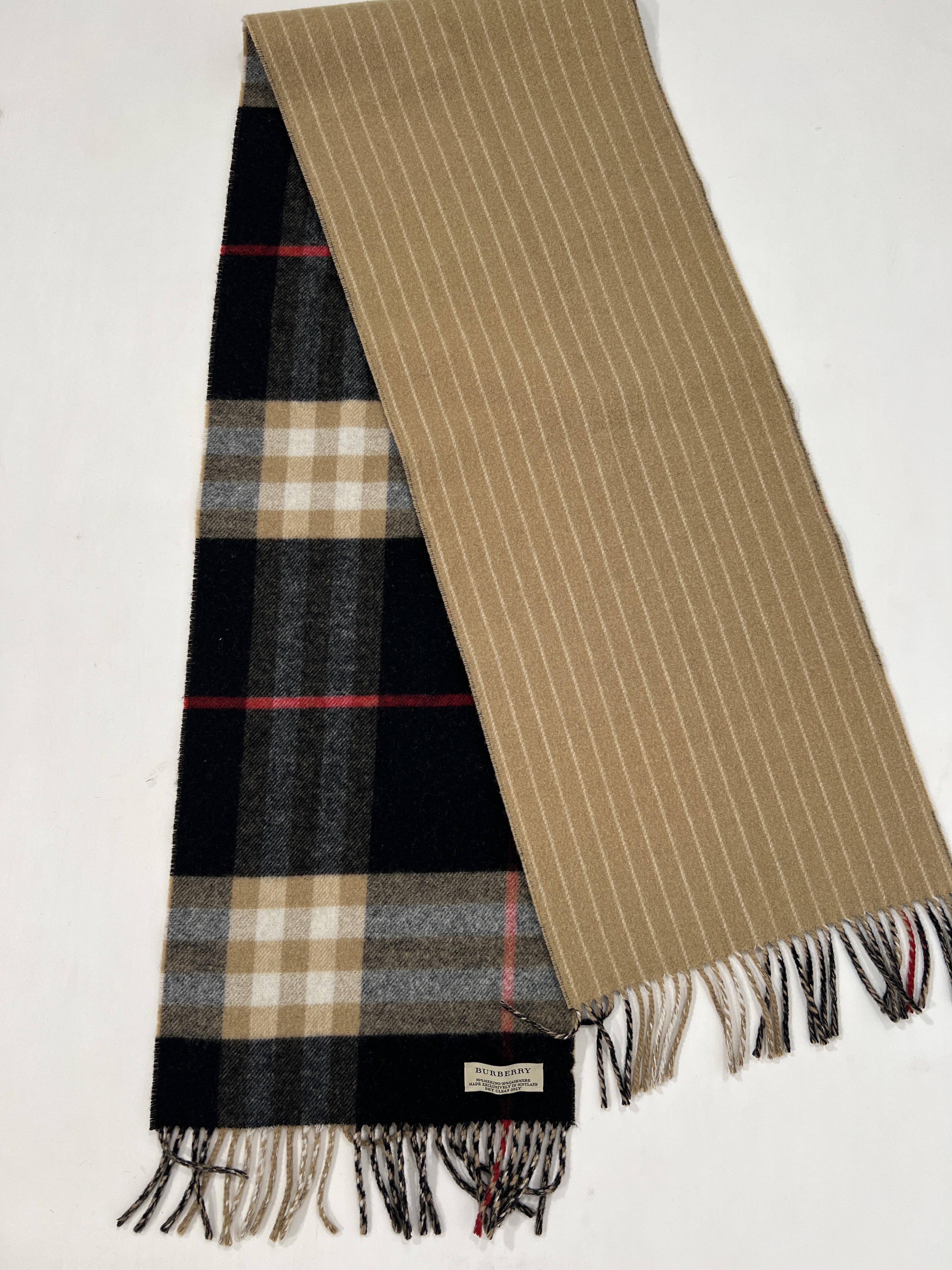 Sciarpa vintage Burberry cashmere/merino