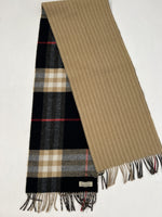 Carica l&#39;immagine nel visualizzatore di Gallery, Sciarpa vintage Burberry cashmere/merino
