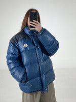 Carica l&#39;immagine nel visualizzatore di Gallery, Giacca vintage Moncler blu tg L
