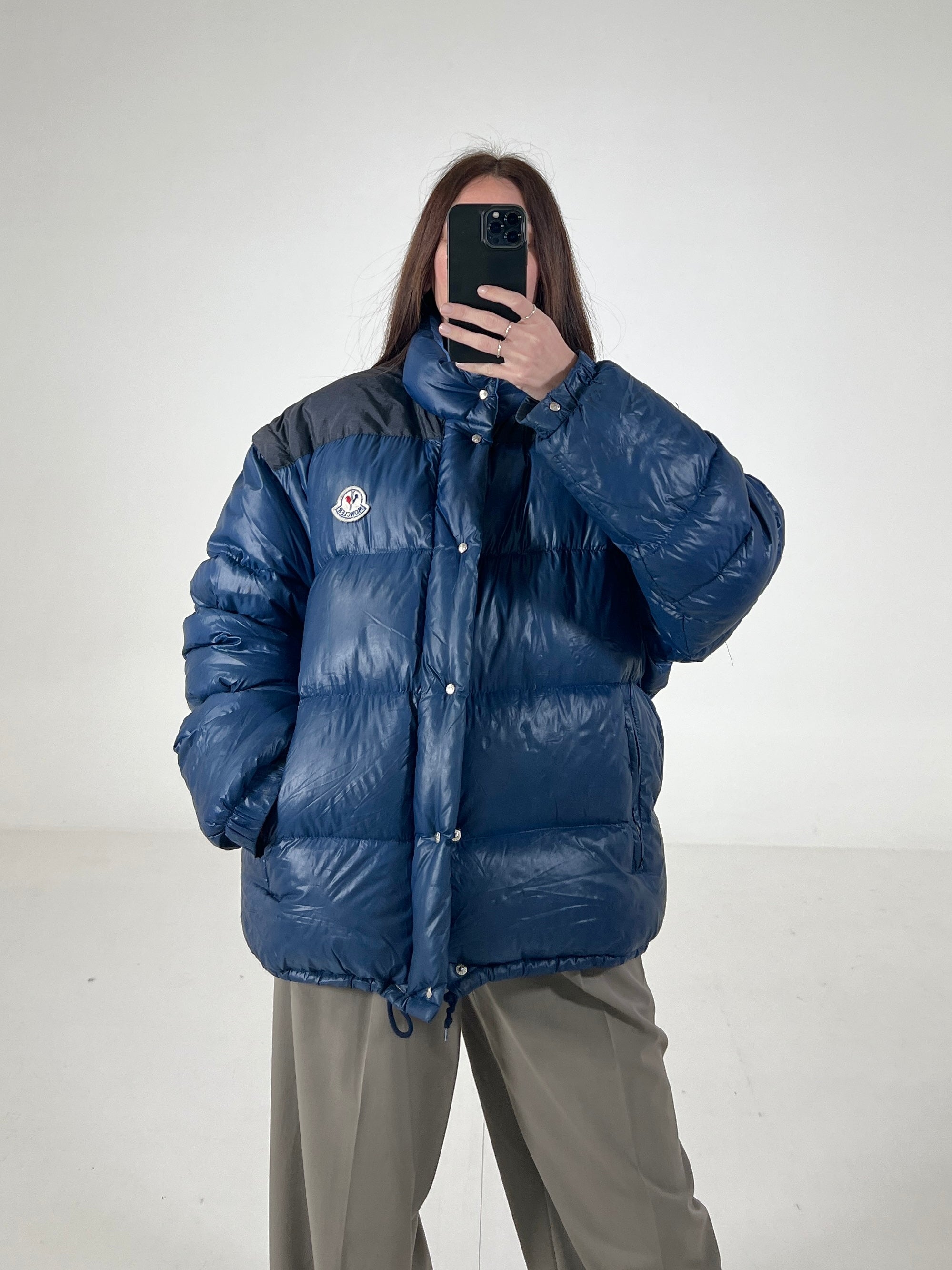 Giacca vintage Moncler blu tg L