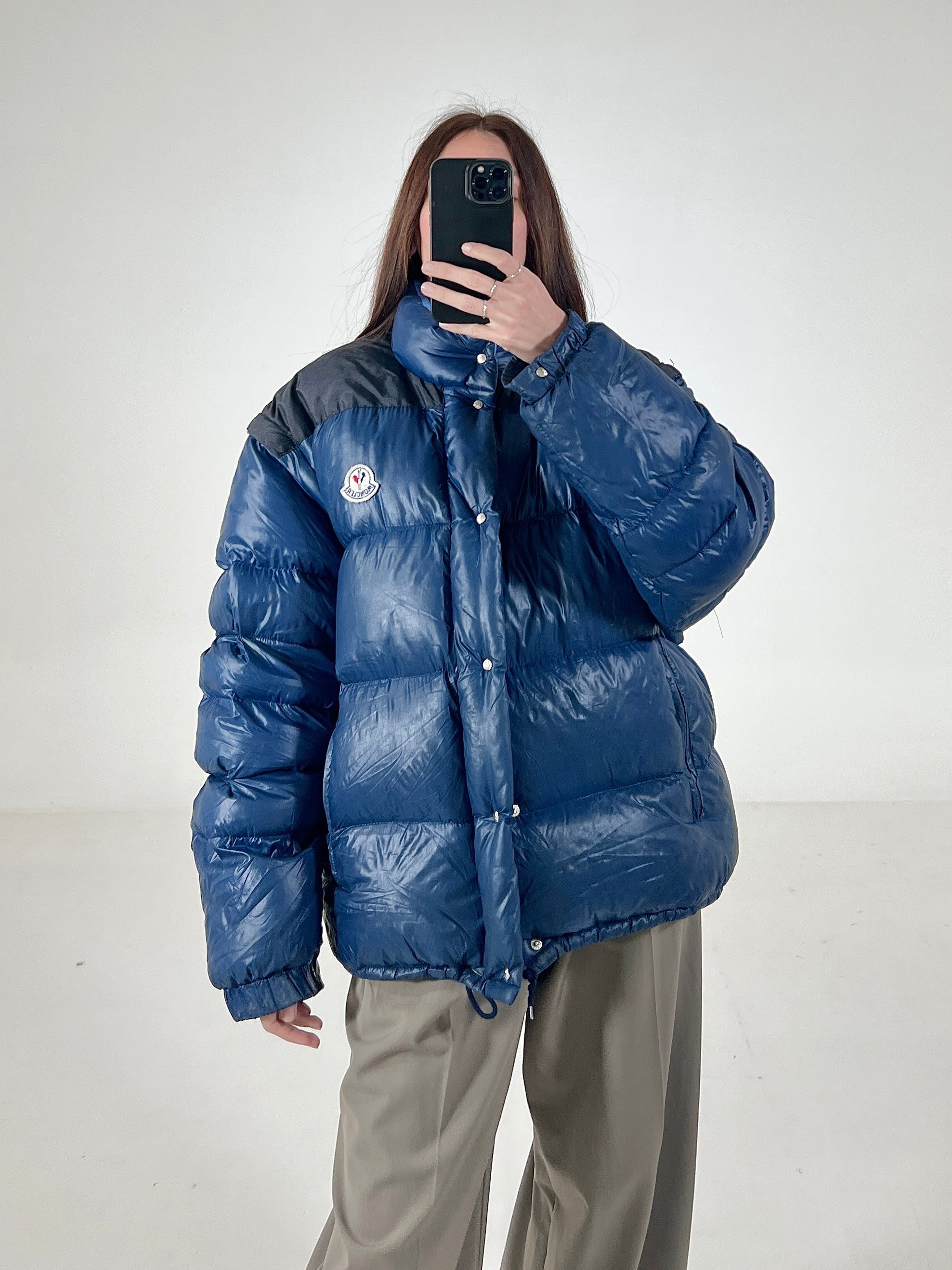 Giacca vintage Moncler blu tg L