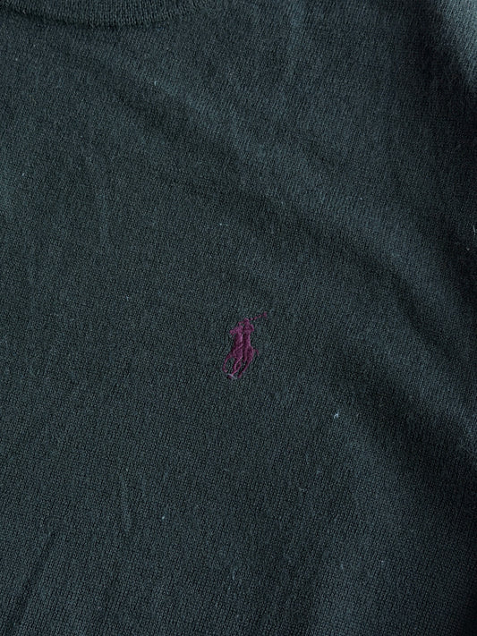 Maglia vintage Ralph Lauren verdone lana merino tg XL+
