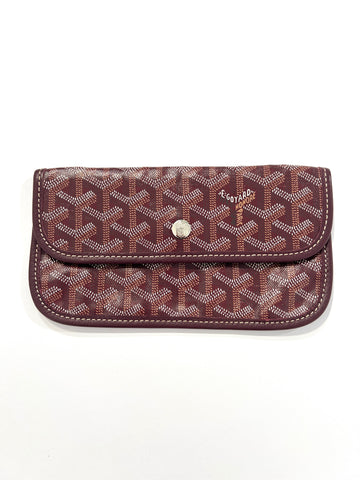 Pochette vintage Goyard bordeaux
