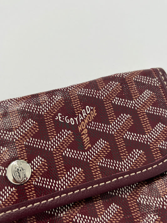 Pochette vintage Goyard bordeaux